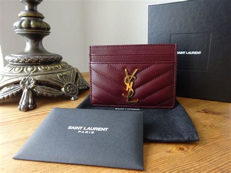 ysl cassandre card holder.